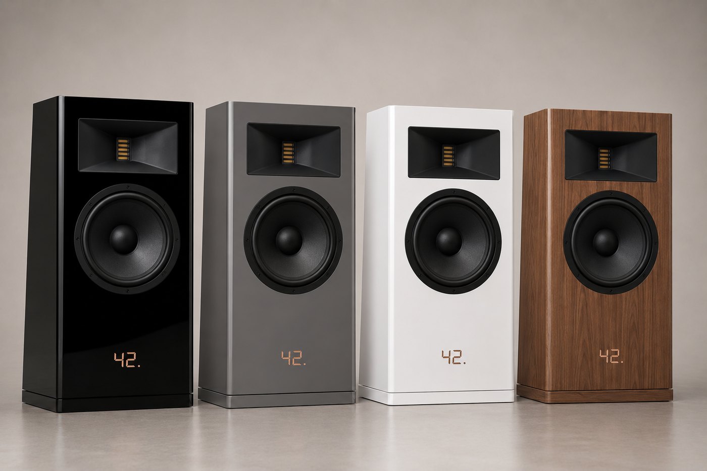 42.audio Magrathea 7 »Heart of Gold« — Active AMT floorstander, 2-way