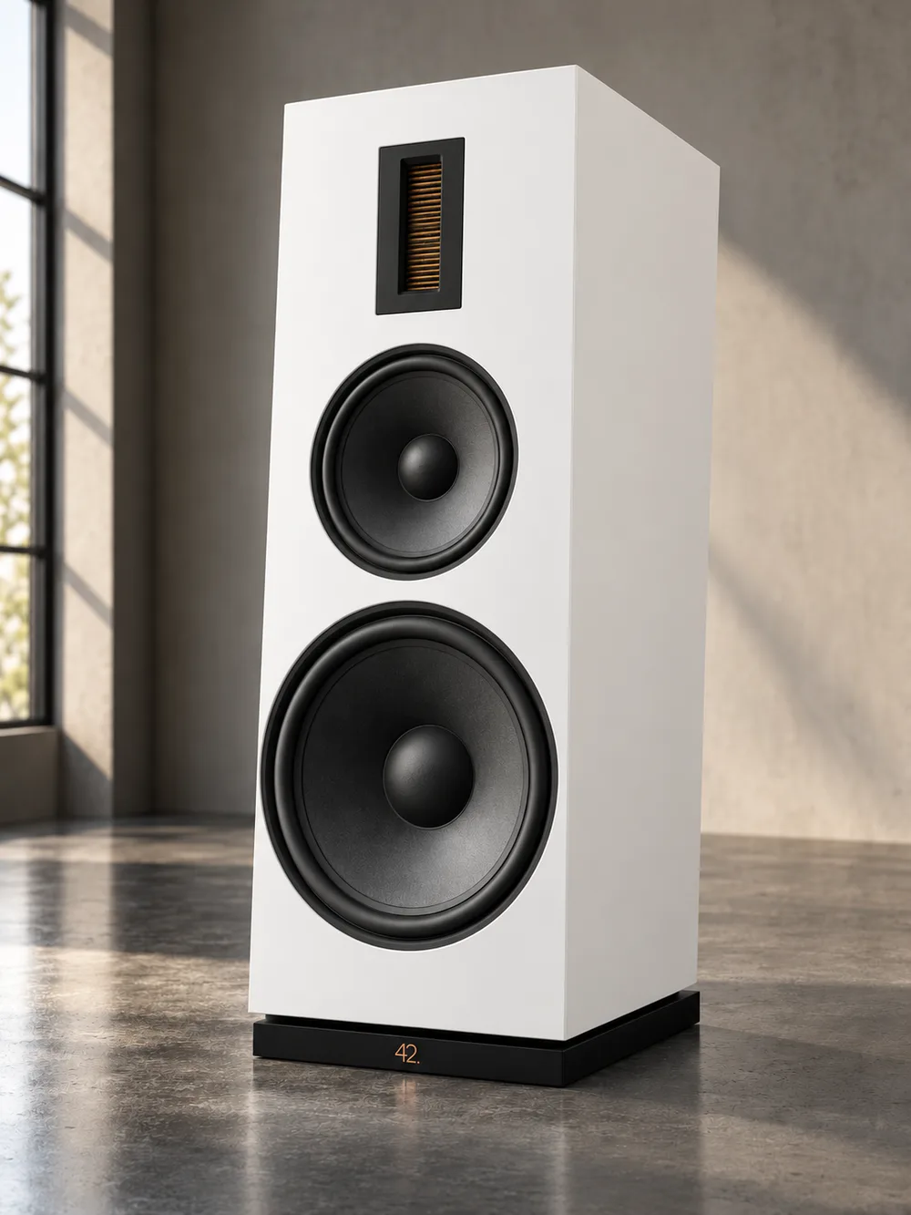 42.audio Magrathea 5 in Weiß, Rendering
