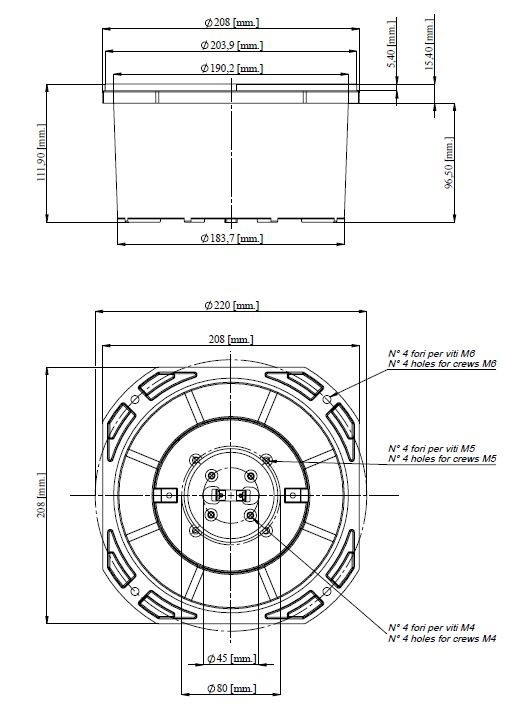 8NM610 Maßzeichnung