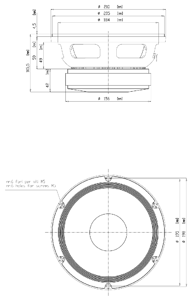 8M400F Maßzeichnung